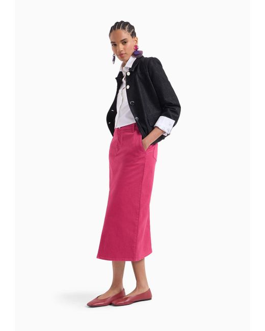 Emporio Armani Pink Midi Skirts