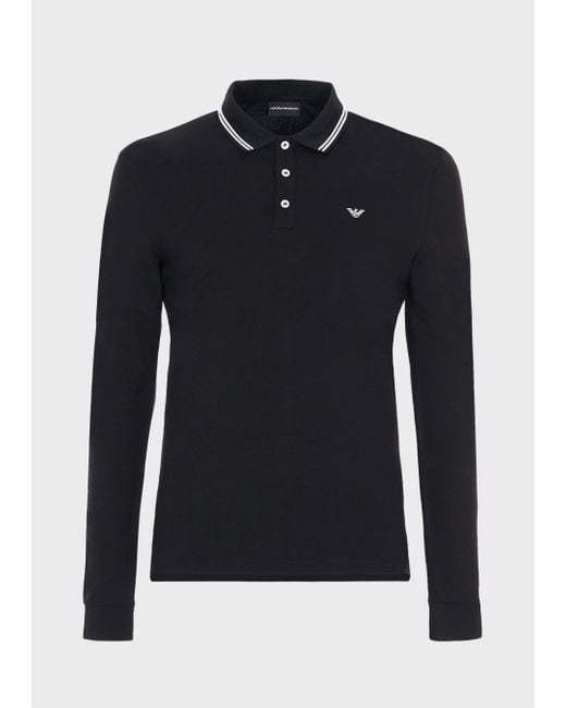black armani polo