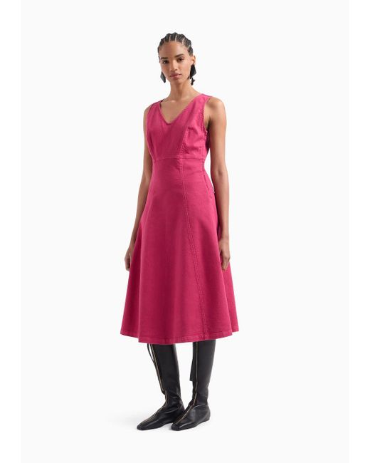 Emporio Armani Pink Midi Dresses