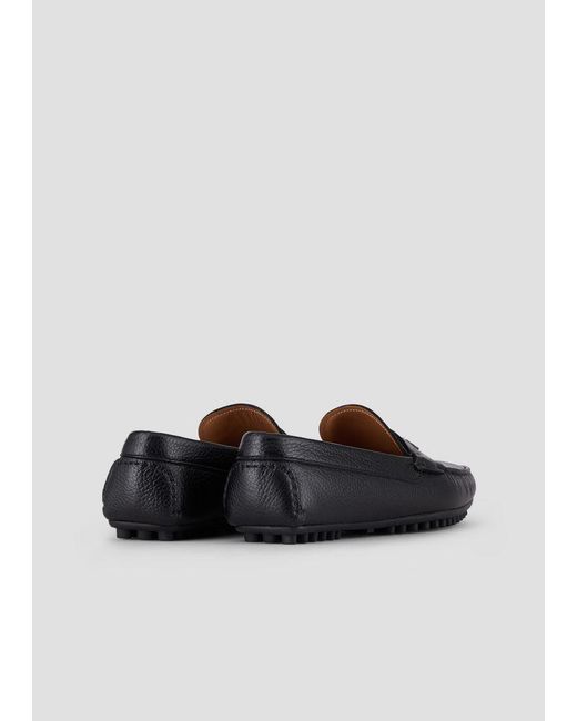 armani driving shoes