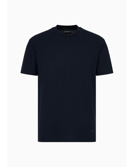 Emporio Armani Regular Fit T-shirts in Blue for Men | Lyst