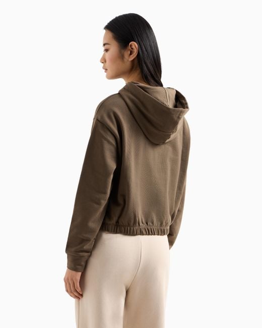 ARMANI EXCHANGE Natural Asv Organic Cotton Blend Hoodie
