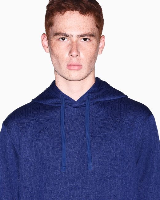 ARMANI EXCHANGE Blue Sweatshirt for men