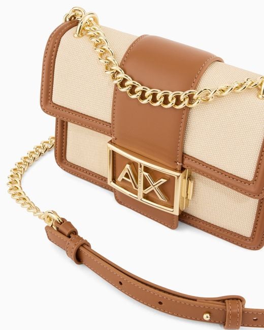ARMANI EXCHANGE Natural Mini Crossbody Bag