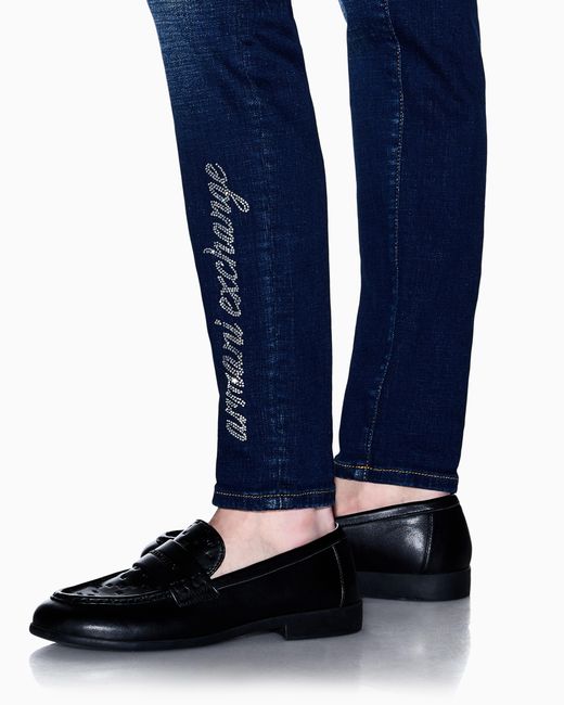 ARMANI EXCHANGE Blue Slim Fit 5 Pockets Pant