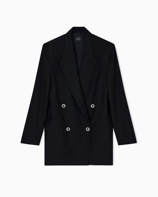 ARMANI EXCHANGE Blue Double Breasted Jackets