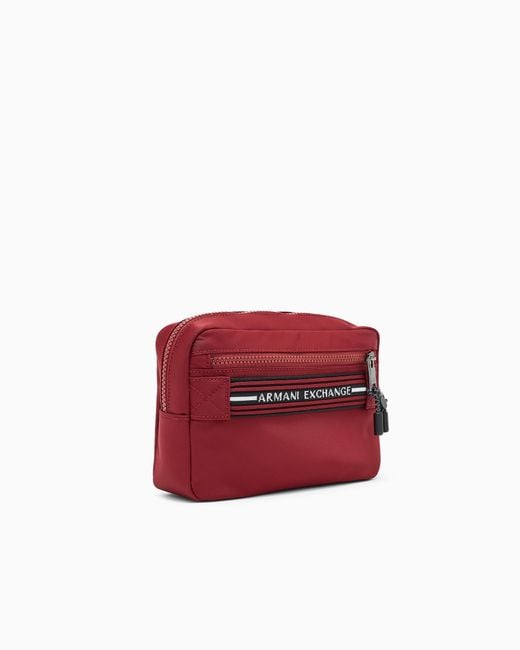Bolsa Con Logo ARMANI EXCHANGE de hombre de color Red