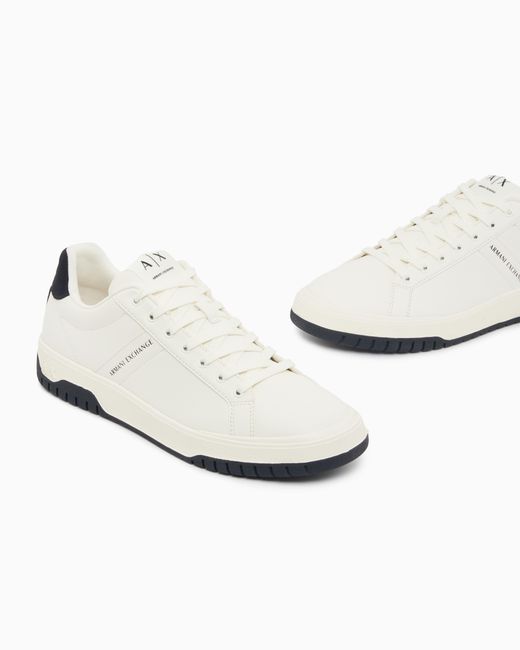 ARMANI EXCHANGE White Sneakers for men