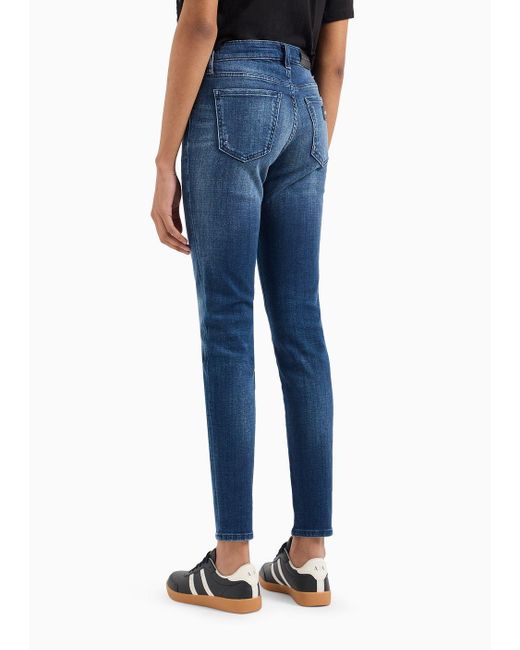 Jeans Super Skinny di Armani Exchange in Blue