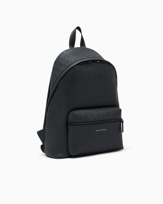 ARMANI EXCHANGE Blue Backpack for men