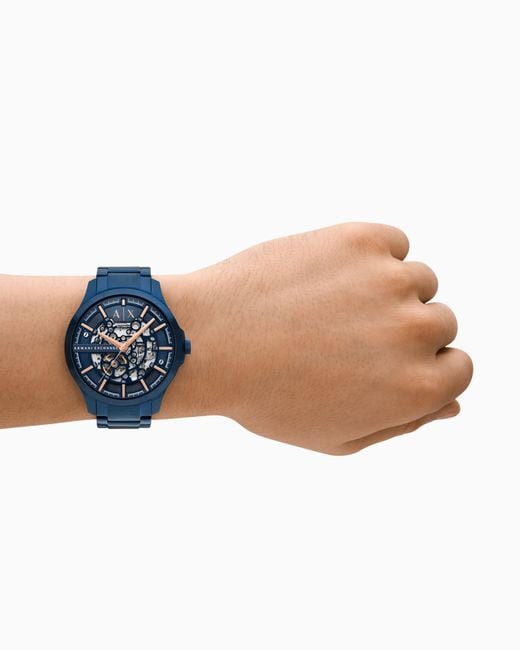 Orologio Automatico di ARMANI EXCHANGE in Blue da Uomo