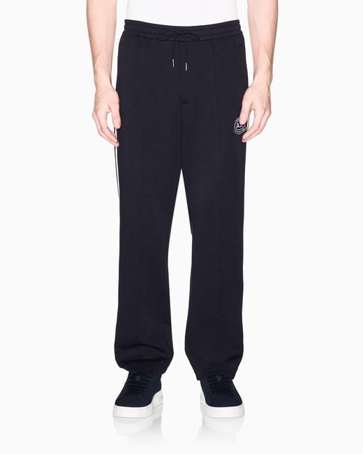 ARMANI EXCHANGE Blue Jogger Trousers for men