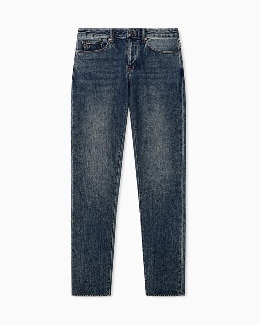 ARMANI EXCHANGE Blue Slim Fit 5 Pockets Pant for men