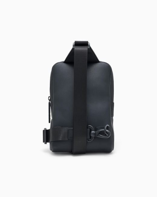 ARMANI EXCHANGE Blue Bodypack Backpack for men