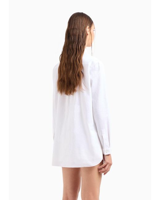 Armani Exchange White Classic Shirts