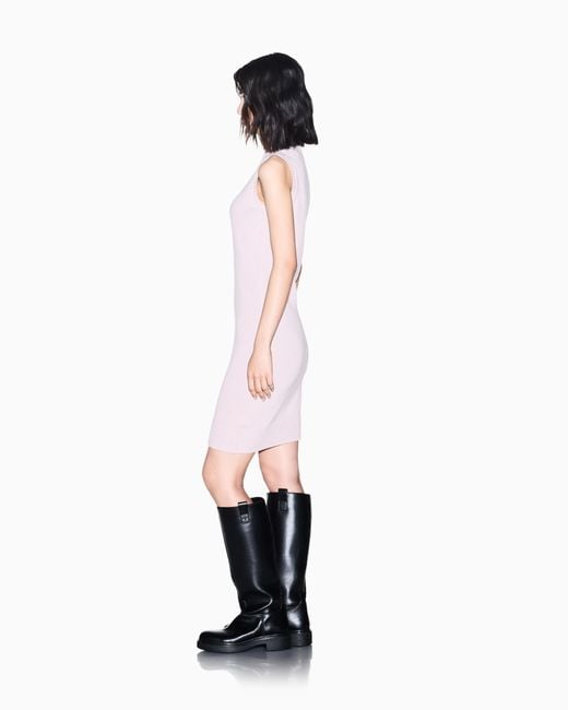 ARMANI EXCHANGE Pink Slim Fit Dress