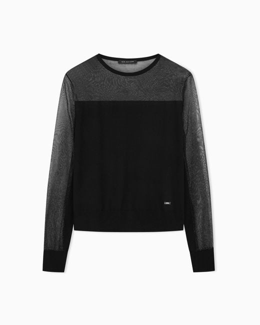 ARMANI EXCHANGE Black Pullover