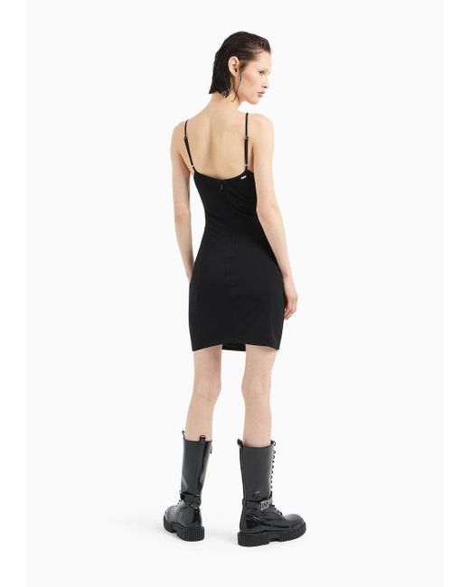 Armani Exchange Black Short Dresses