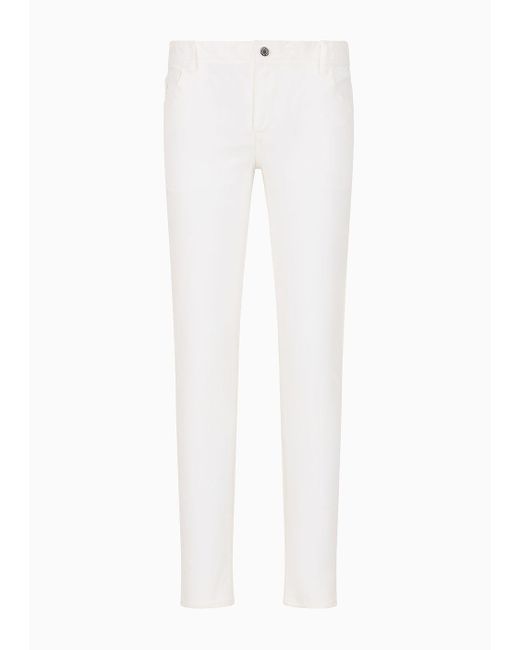 Armani Exchange White Skinny Fit Jeans for men