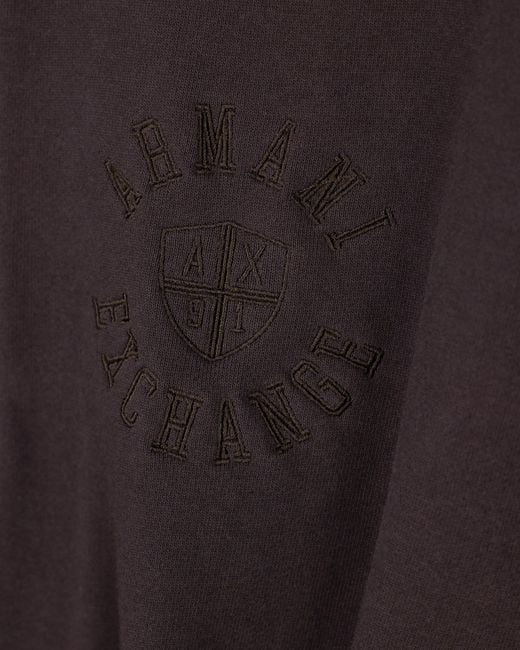 ARMANI EXCHANGE Blue Regular Fit Dress Cotton French Terry
