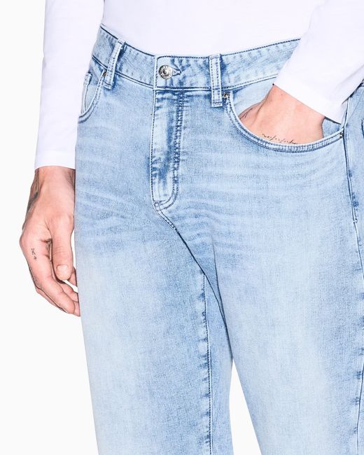 ARMANI EXCHANGE Blue Comfort Slim-Fit Jeans Essential for men