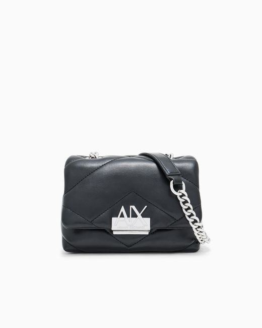 ARMANI EXCHANGE White Mini Bag With Outer Coating And Padding