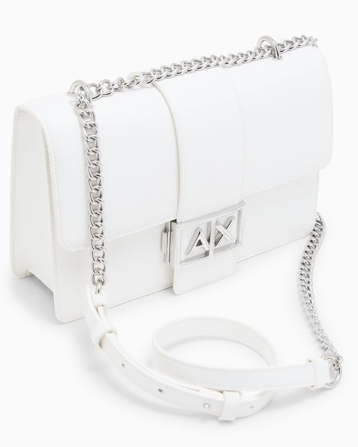 ARMANI EXCHANGE White Crossbody Messenger Bag