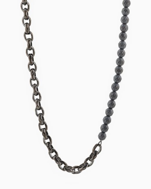 Collana A Catena di ARMANI EXCHANGE in Metallic da Uomo