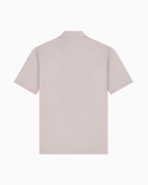 ARMANI EXCHANGE Pink Regular Fit Polo Shirt Icon for men