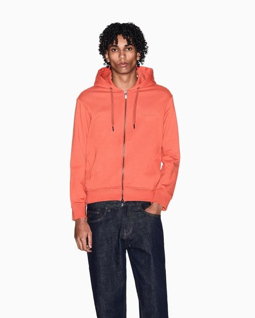 ARMANI EXCHANGE Red Regular Fit Sweatshirt for men