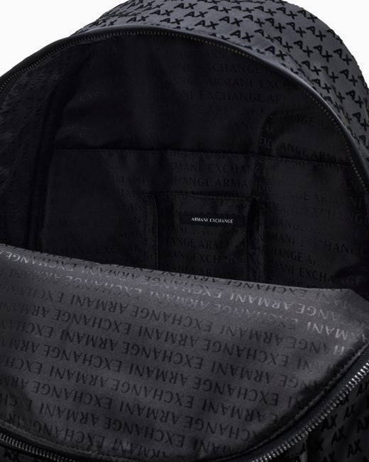 ARMANI EXCHANGE Blue Backpack for men