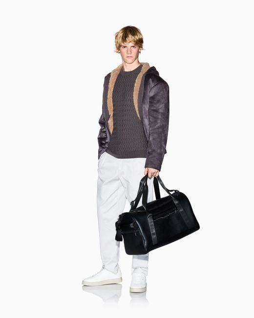 Pull À Texture Ondulée ARMANI EXCHANGE pour homme en coloris Gray