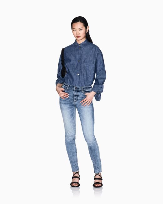 Jean En Denim Extensible Super Skinny J69 ARMANI EXCHANGE en coloris Blue