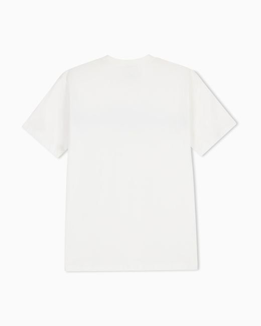 ARMANI EXCHANGE White Regular T-Shirt for men