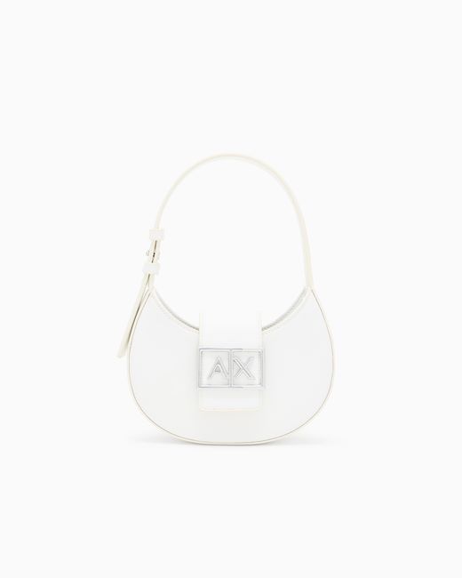 ARMANI EXCHANGE White Mini Bag With An Outside Coating