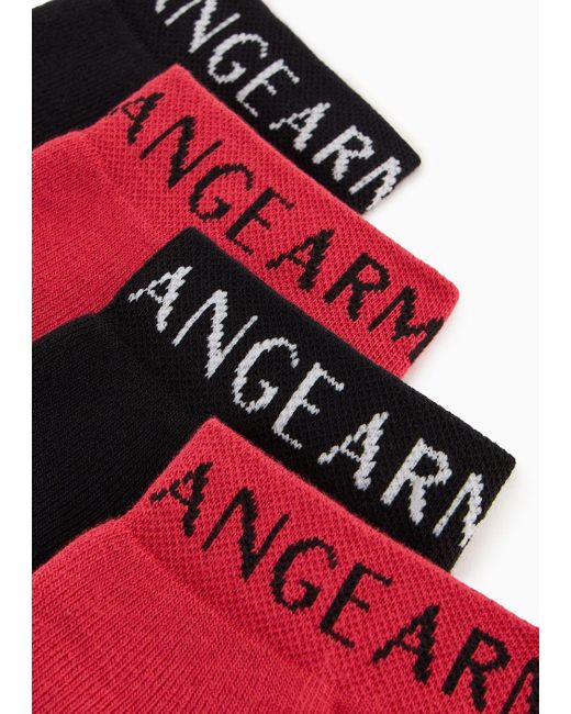 Armani Exchange Red Socks for men