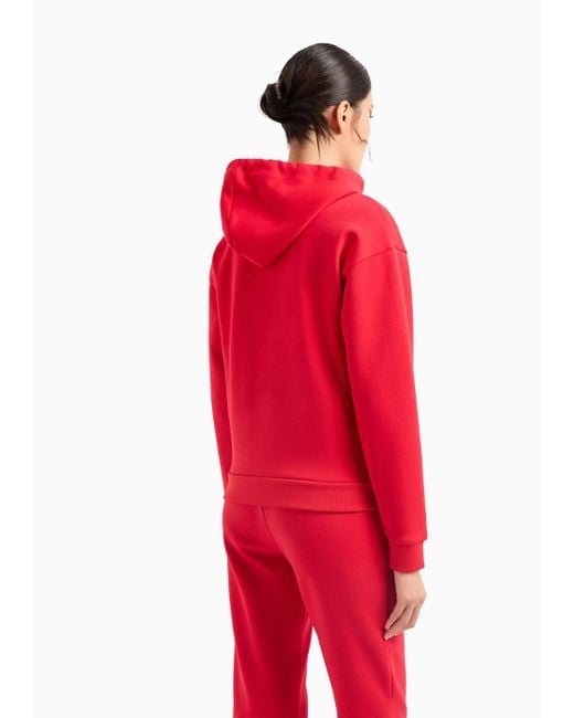 Armani Exchange Red Sweatshirts Mit Reißverschluss