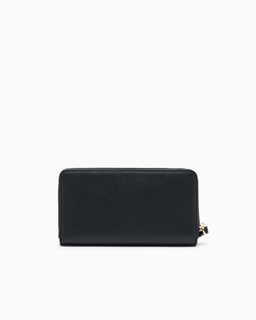 ARMANI EXCHANGE Black Zip-Around Wallet