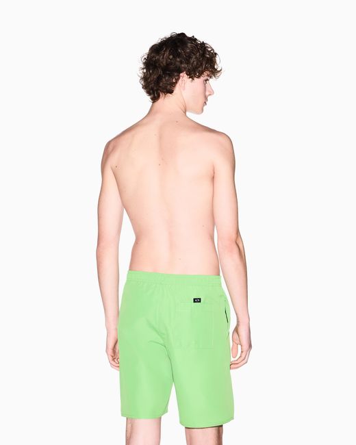 ARMANI EXCHANGE Gray Swimsuit With Side Logo for men
