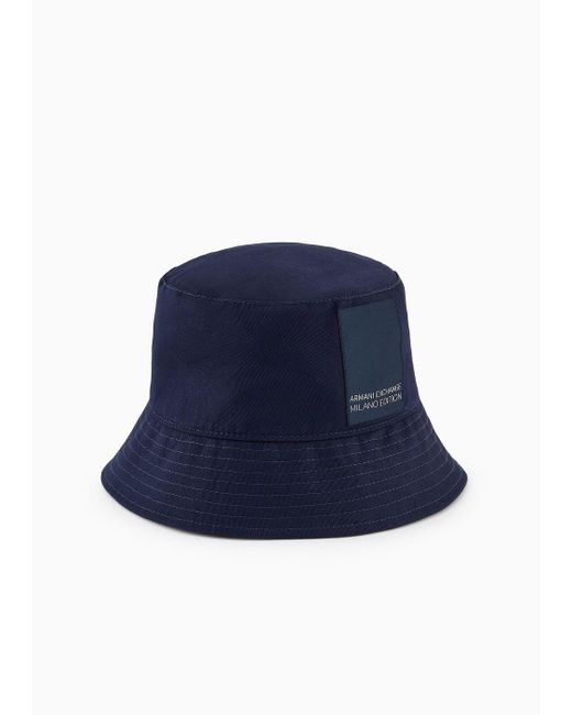 Sombreros De Pescador Armani Exchange de hombre de color Blue