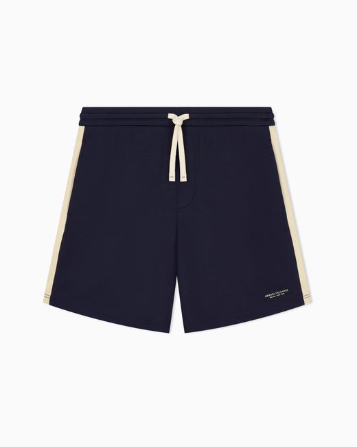 ARMANI EXCHANGE Blue Regular Fit Shorts for men
