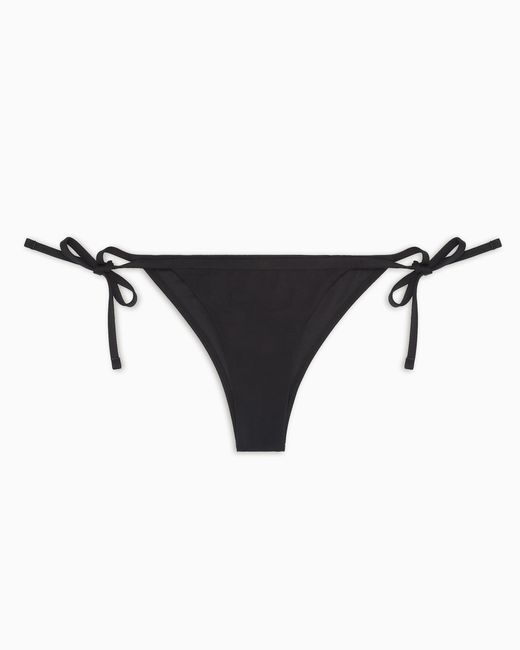 ARMANI EXCHANGE Black Asv Fabric Slip Costume