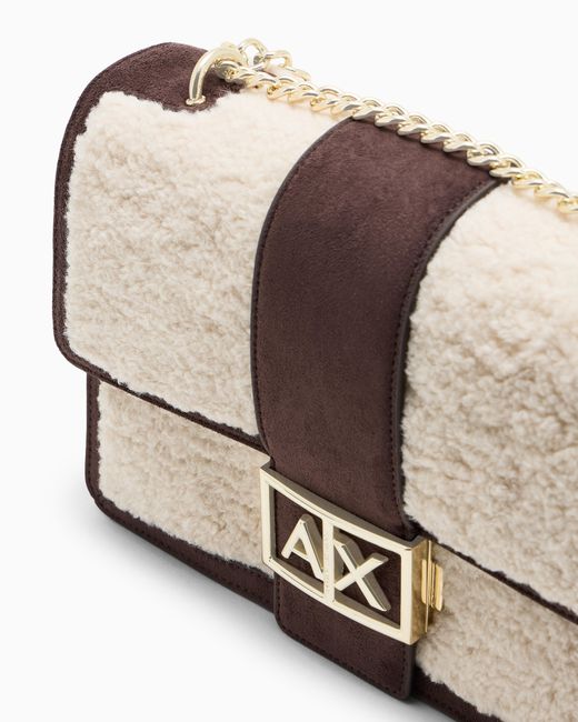 ARMANI EXCHANGE Natural Crossbody Messenger Bag