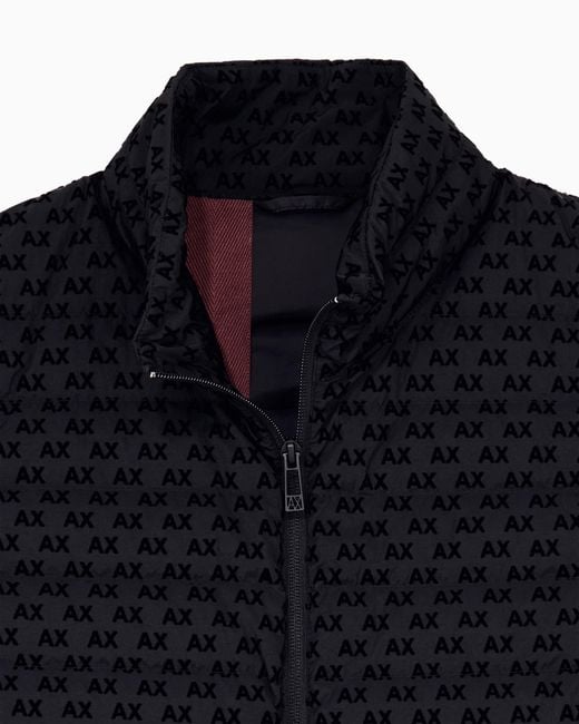 ARMANI EXCHANGE Blue Down Jacket for men