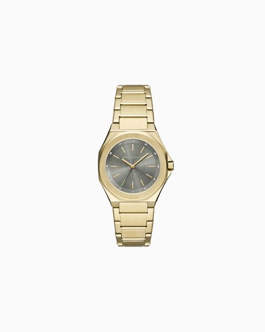 Three-Hand-Tone Stainless Steel Watch ARMANI EXCHANGE de color Metallic
