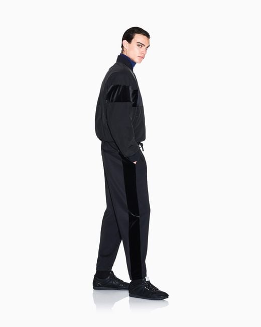 ARMANI EXCHANGE Blue Padded Blouson Jacket for men