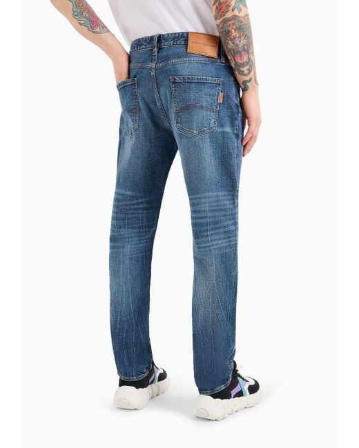 Jeans Slim di Armani Exchange in Blue da Uomo
