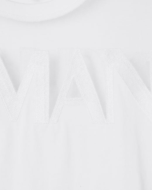 ARMANI EXCHANGE White Regular Fit T-Shirt
