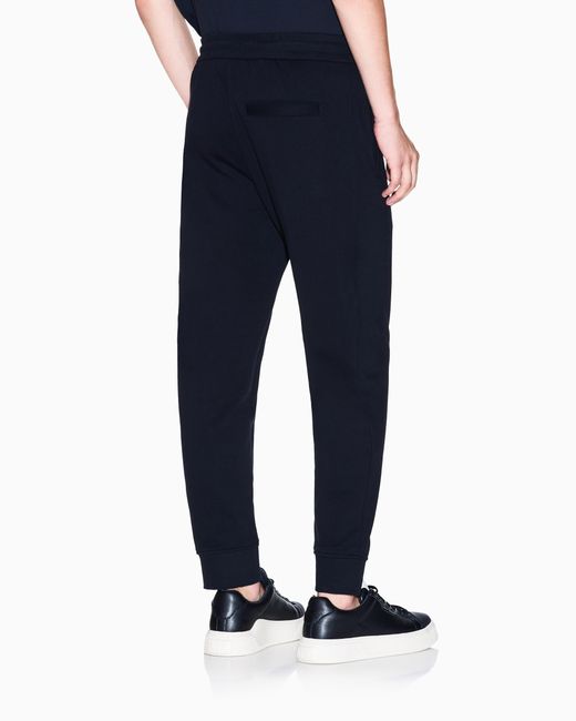 ARMANI EXCHANGE Blue Regular Fit Trousers for men