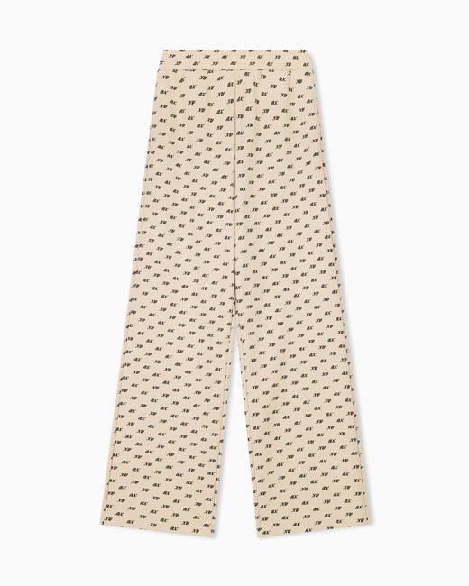 ARMANI EXCHANGE White Regular Fit Trousers